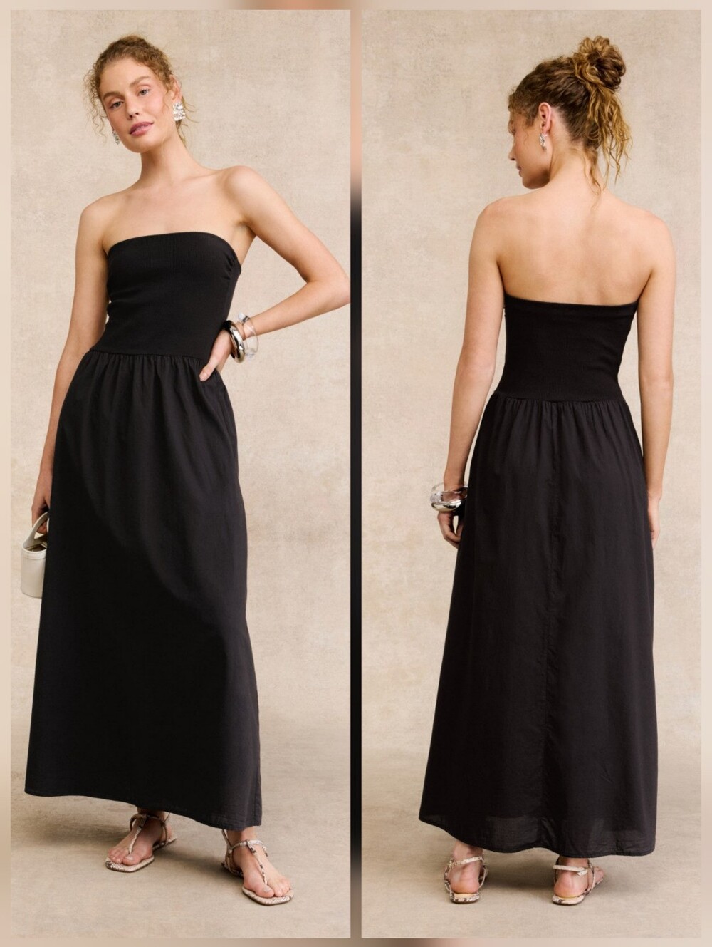 XíRENA Finnian Dress Strapless Sleeveless Size L